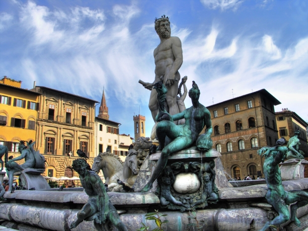 Estátua de Netuno em la Firenze