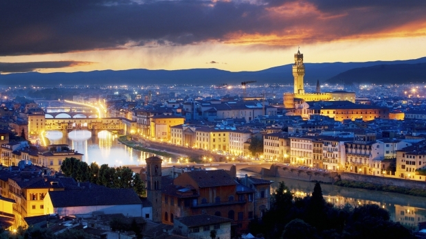 La Firenze, sítio de origem da língua italiana