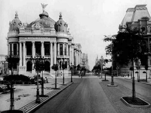 Theatro Municipal, 1905 a 1909, Foto de Marc Ferrez